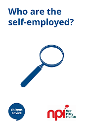 Report cover image for who are the self-employed